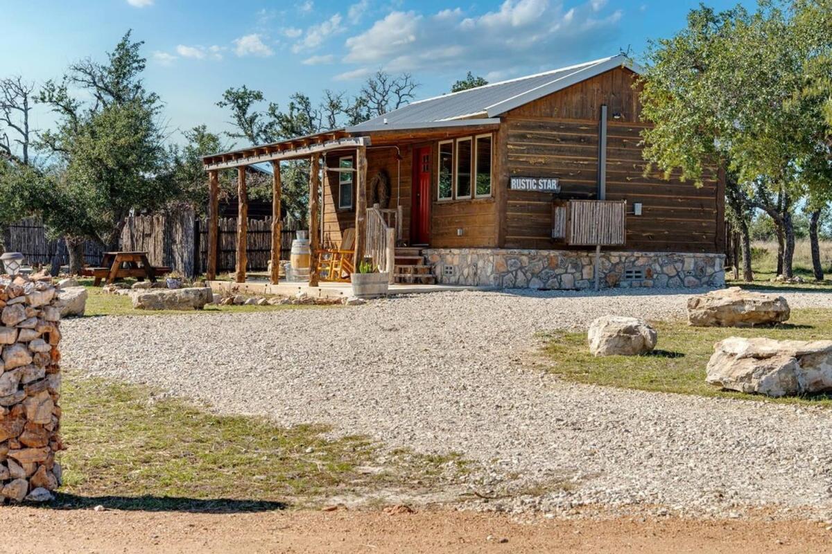 Rockin' R - Rustic Star Cabin Fredericksburg Eksteriør bilde