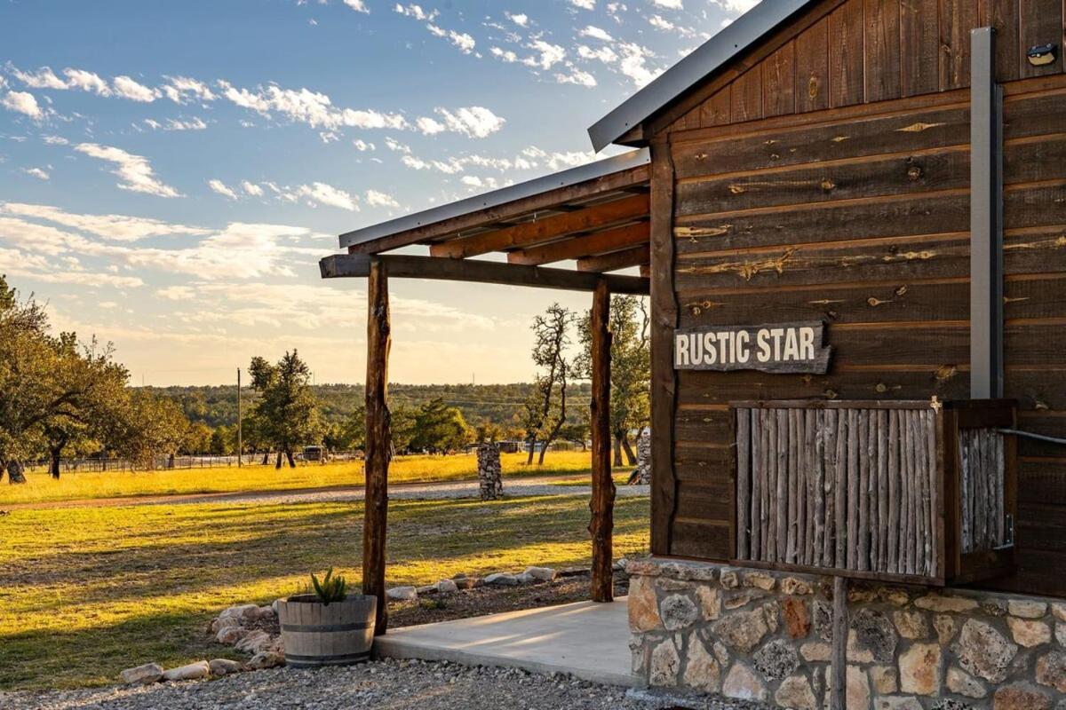 Rockin' R - Rustic Star Cabin Fredericksburg Eksteriør bilde