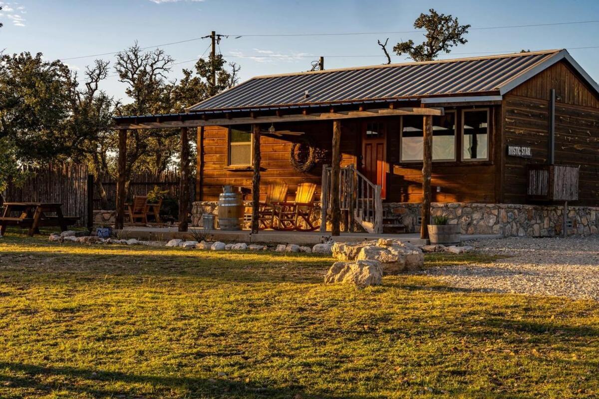 Rockin' R - Rustic Star Cabin Fredericksburg Eksteriør bilde