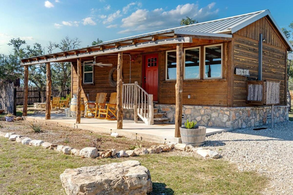 Rockin' R - Rustic Star Cabin Fredericksburg Eksteriør bilde
